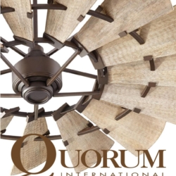 灯饰设计:quorum 2016年欧美室内风扇灯设计素材。