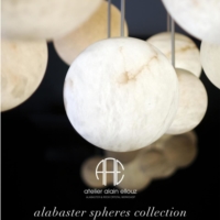 灯饰设计:Atelier Alain Ellouz 2017年欧美玉石球形吊灯设计素材