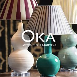 古典台灯设计:OKA 2019年欧美家居灯饰设计图片素材