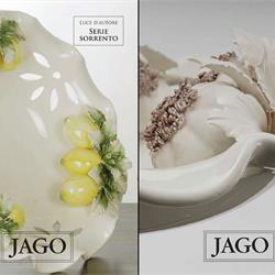 灯饰设计:Jago 意大利陶瓷花灯设计素材图片