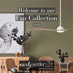 灯饰设计:Early Settler 2021年欧美风扇灯吊扇灯素材电子杂志