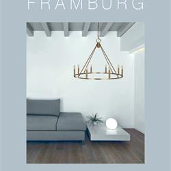 灯具设计 Framburg 2021年美式铁艺蜡烛灯设计图片电子目录