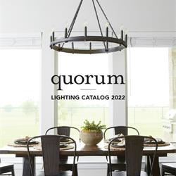 美式灯饰设计:Quorum 2022年最新美式灯具设计电子图册