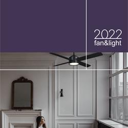 灯饰设计:JUERIC 2022年欧美现代风扇灯吊扇灯具素材图片