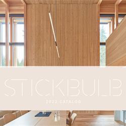灯饰设计:Stickbulb 2022年欧美木艺长条LED灯具设计素材图片