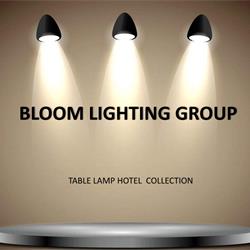 灯饰设计:Bloom 2022年欧美家居酒店装饰台灯设计素材图片