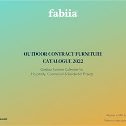 家具设计:Fabiia 2022年英国户外休闲家具设计电子图册