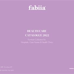 家具设计:Fabiia 2022年英国医疗保健中心家具设计电子图册