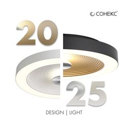 灯饰设计:COHEKC 2025年欧美现代LED吸顶灯设计图片电子目