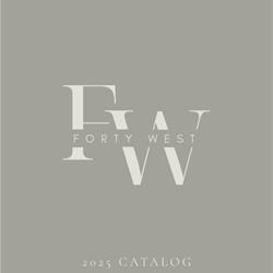 灯饰设计:Forty West 2025年欧美灯饰家具品牌产品图片目录