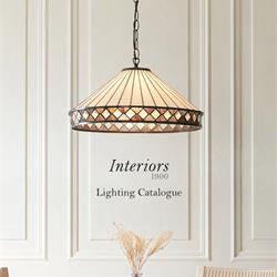 灯饰设计:Interiors 1900 2025年欧美蒂芙尼艺术灯饰设计电子目录