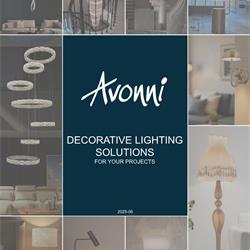 灯具设计 Avonni 2025年欧美定制工程灯饰设计图片目录