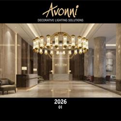 灯饰设计 Avonni 2026年土耳其灯现代奢华灯饰设计图片电子目录