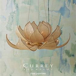 陶瓷灯设计:Currey & Company 2026年欧美豪华灯饰设计产品目录