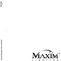 Maxim 2026年最新美式灯具设计图片电子目录