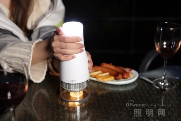 蜡烛供能发光的 节能灯 ？